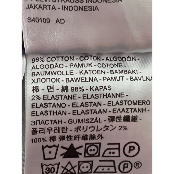 Levis 541 Jeans Mens 38 x 30 Athletic Fit Relaxed Straight Leg Blue Med Wash Fa - Picture 11 of 12